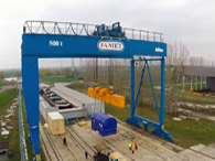Odra river port